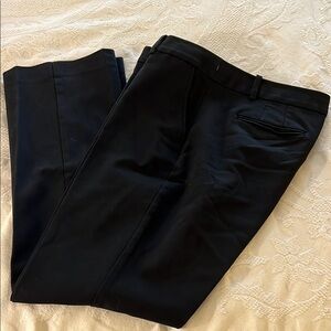 Talbots Freeport Black Dress Pants with pockets and zipper and double clasp fly